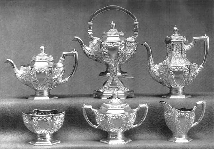 Imperial Chrysanthemum(Sterling, Hollowware) Coffee Pot by Gorham Silver-1
