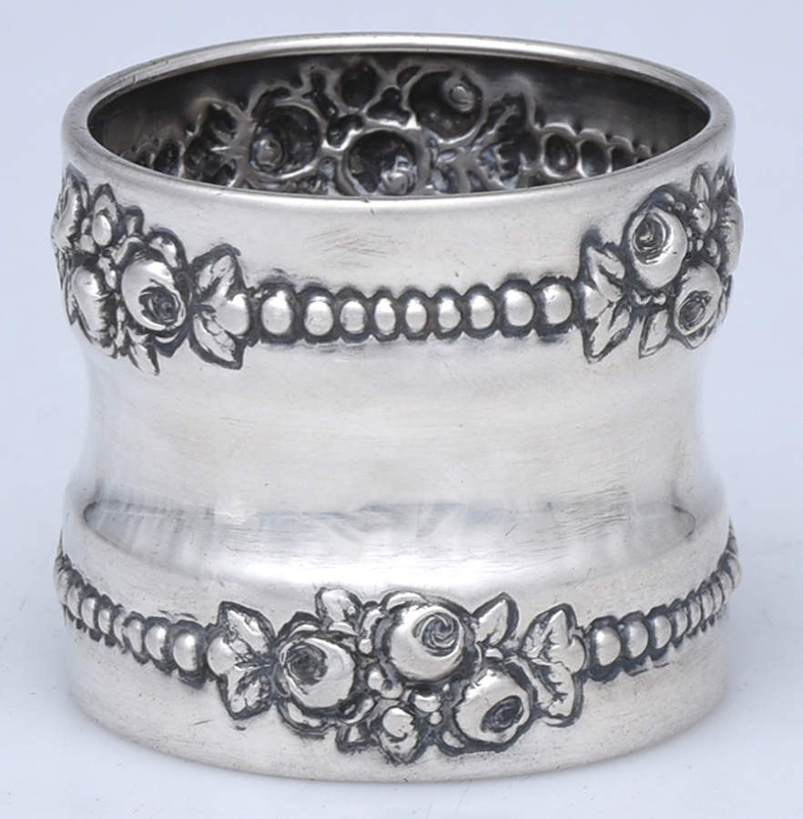 Lancaster (Sterling, 1897, Hollowware) Napkin Ring by Gorham Silver-1