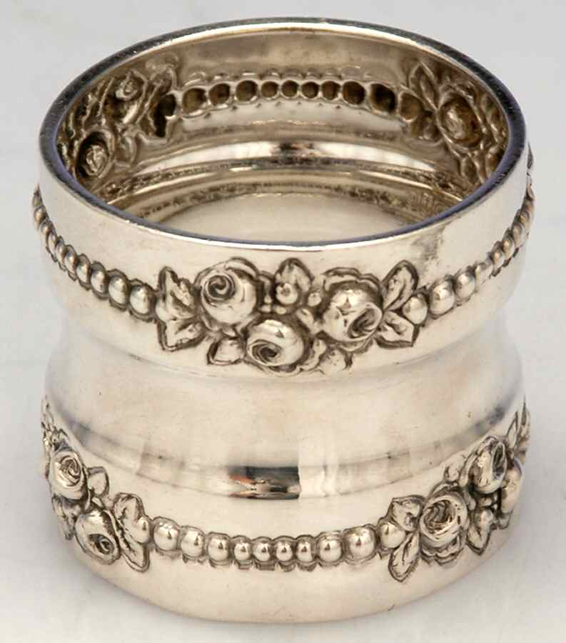 Lancaster (Sterling, 1897, Hollowware) Sterling Napkin Ring by Gorham Silver-1