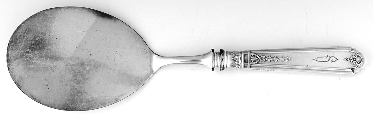 Princess Patricia (Sterling, 1926, Monograms) Egg Server with Silverplate Blade by Gorham Silver-1