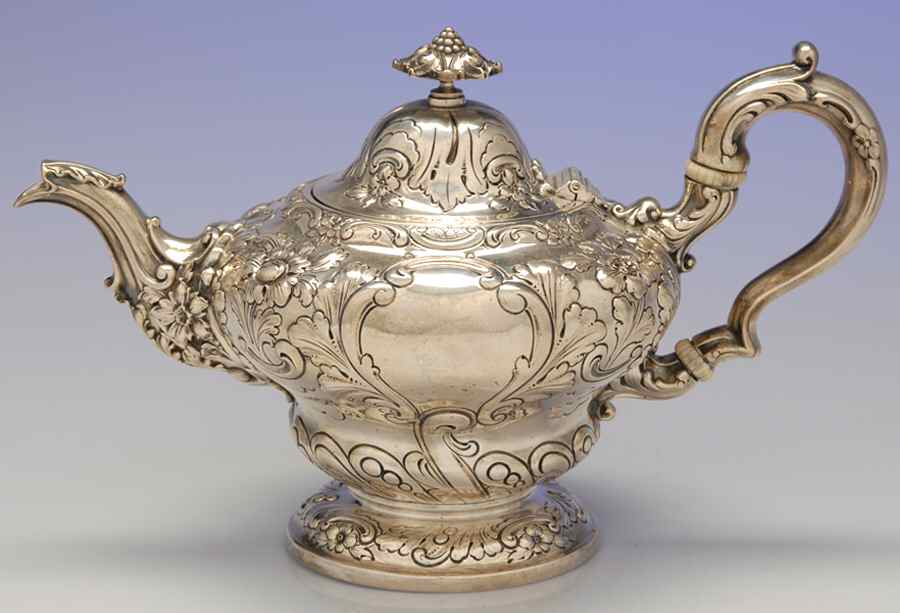 5511A-6A (Sterling, Hollowware) Teapot by Gorham Silver-1