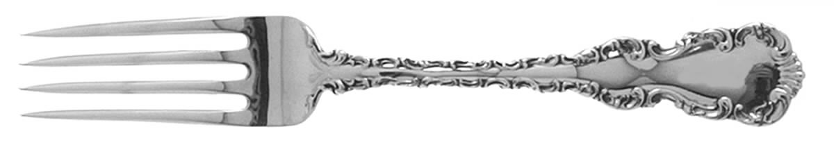 Louis XV (Sterling, 1891) Fork by Gorham Silver-1