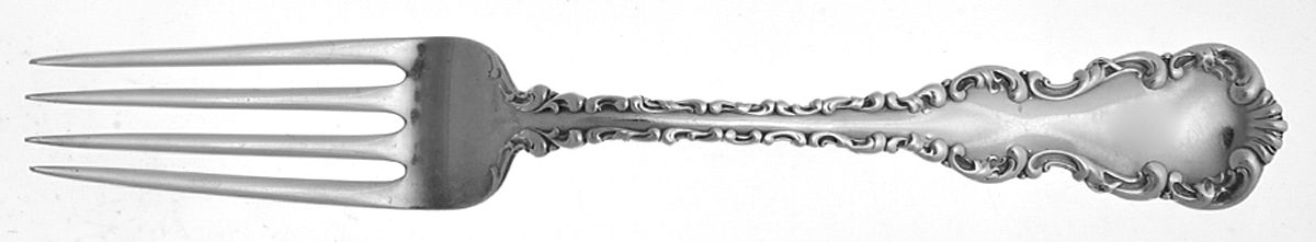 Louis XV (Sterling, 1891) Fork by Gorham Silver-1