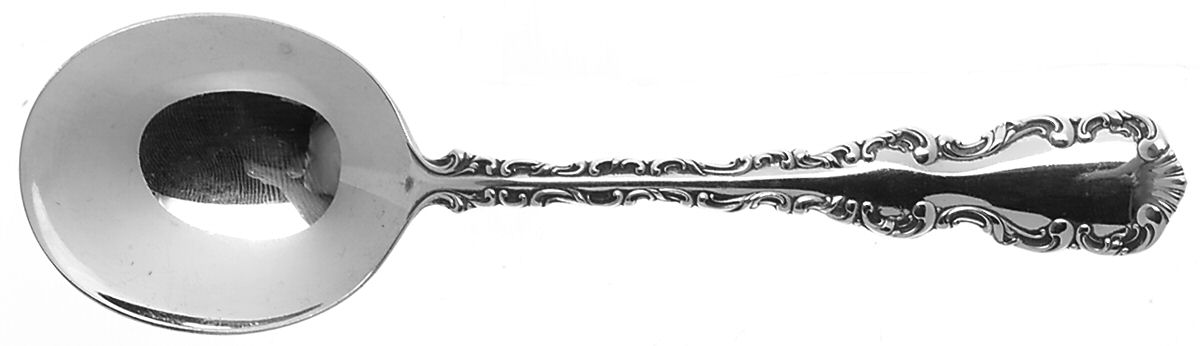 Louis XV (Sterling, 1891) Round Bowl Soup Spoon (Cream Soup) by Gorham Silver-1