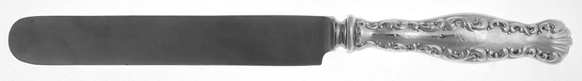 Louis XV (Sterling, 1891) Blunt Hollow Handle Knife W/Bolster by Gorham Silver-1