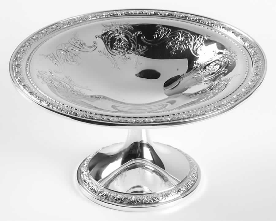 King Edward (Sterling, Hollowware) Medium Compote by Gorham Silver-1