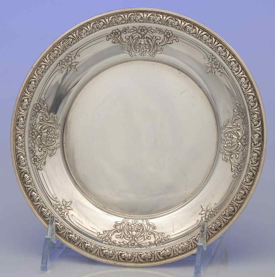 King Edward (Sterling, Hollowware) Bread Plate by Gorham Silver-1