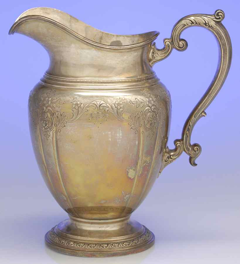 King Edward (Sterling, Hollowware) Sterling Water Pitcher by Gorham Silver-1