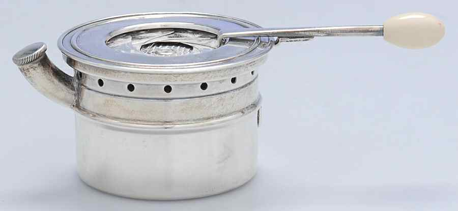 King Edward (Sterling, Hollowware) Sterling Burner For Kettle by Gorham Silver-1