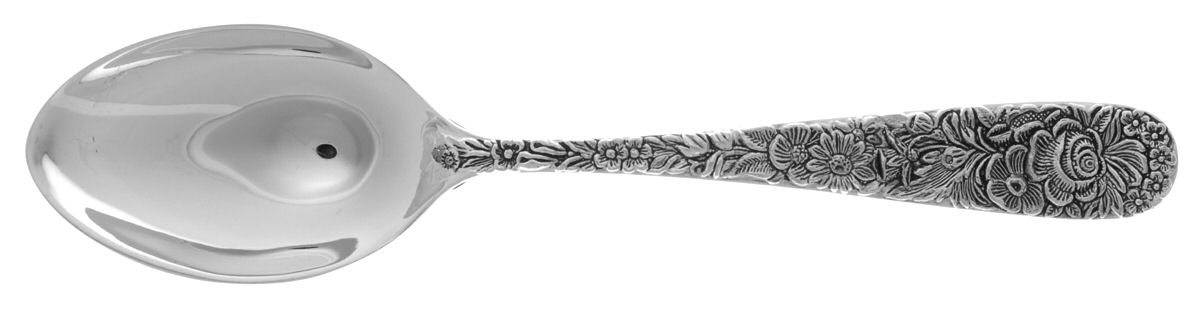 Olde Bouquet (Silverplate) Tablespoon (Serving Spoon) by Godinger-1