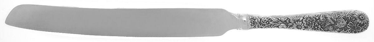 Olde Bouquet (Silverplate) Large Solid Piece Cake Knife by Godinger-1