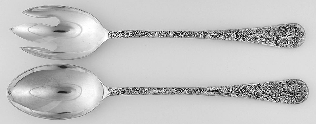 Olde Bouquet (Silverplate) Solid Serving Set by Godinger-1