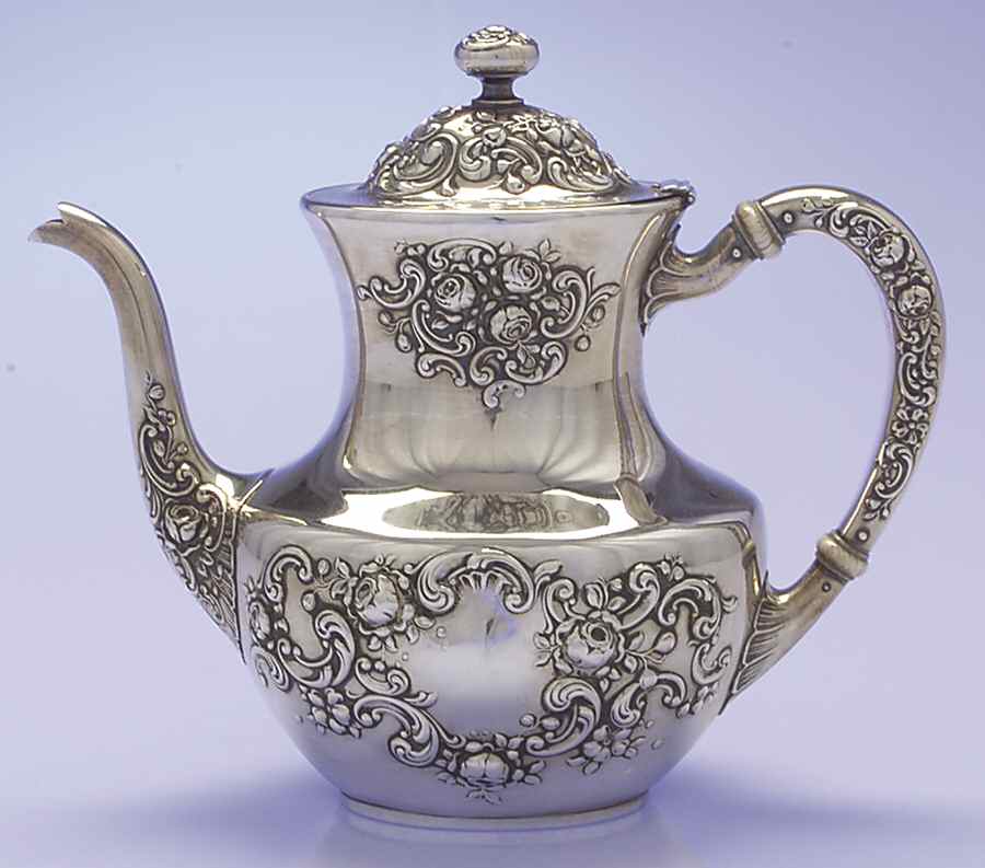 Fleury (Sterling, 1909, Hollowware) Coffee Pot by Gorham Silver-1
