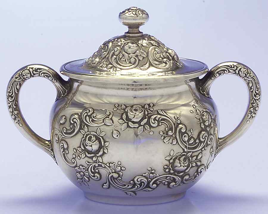 Fleury (Sterling, 1909, Hollowware) Sugar Bowl & Lid by Gorham Silver-1