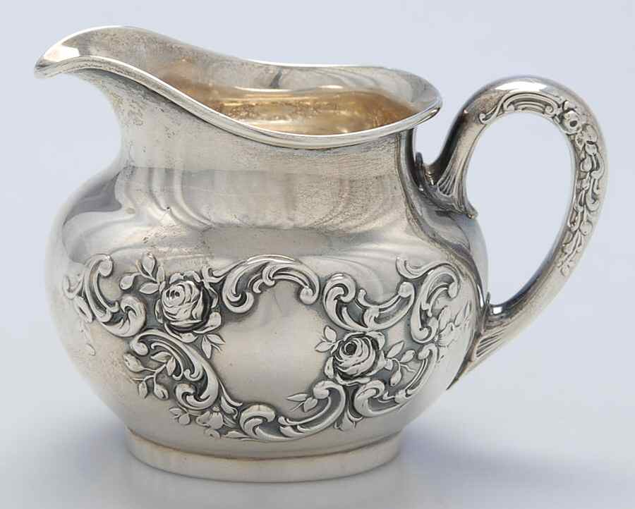 Fleury (Sterling, 1909, Hollowware) Mini Creamer by Gorham Silver-1