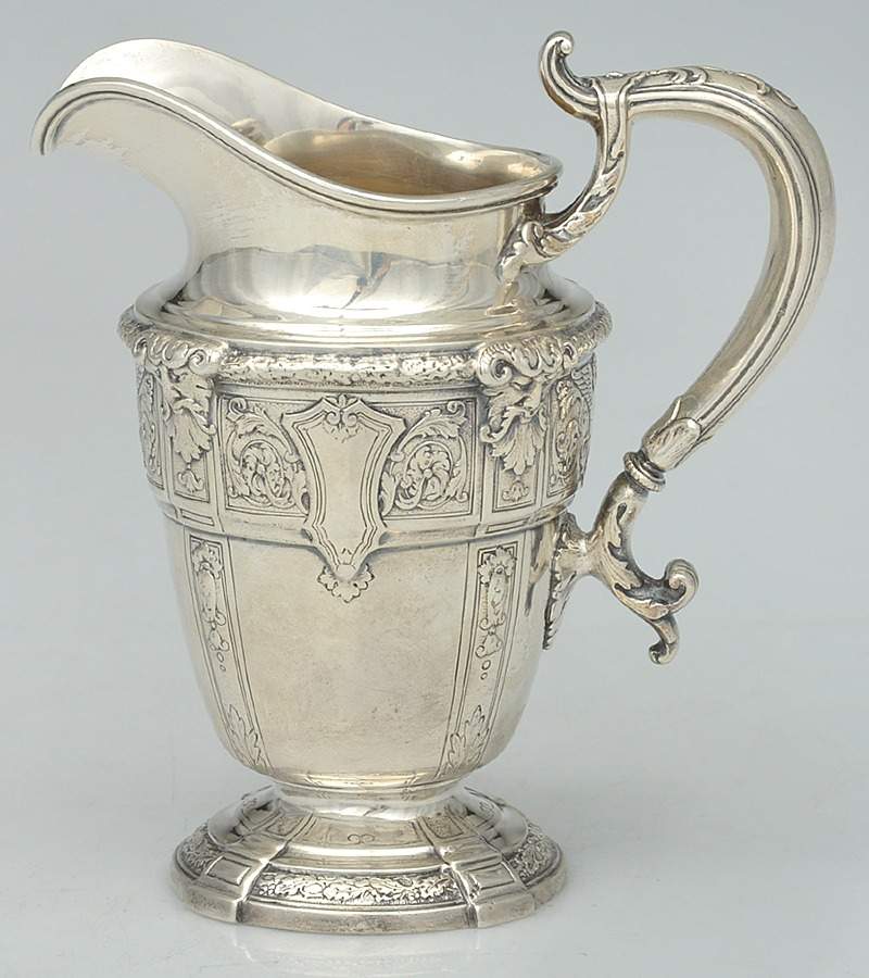 Florentine-Florenz (Sterling, 1901, Hollowware) Mini Creamer by Gorham Silver-1
