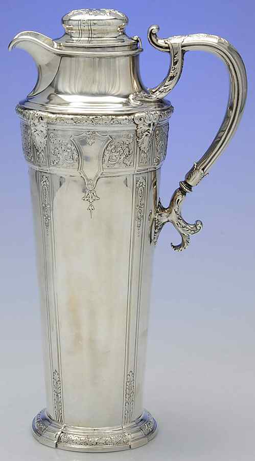 Florentine-Florenz (Sterling, 1901, Hollowware) Cocktail Shaker by Gorham Silver-1