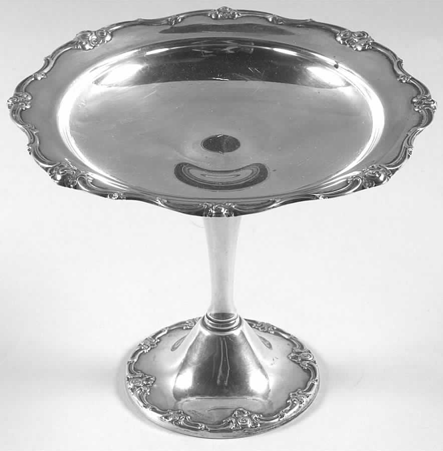 Melrose (Sterling, 1948, Hollowware) Weighted Round Compote (Height X Width) by Gorham Silver-1