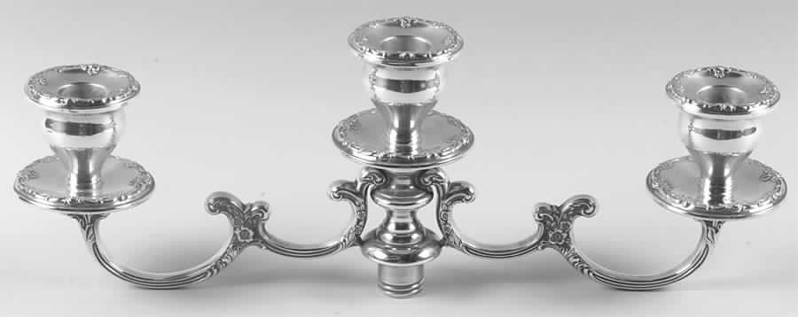 Melrose (Sterling, 1948, Hollowware) 3-Light Sterling Candelabra Branch by Gorham Silver-1
