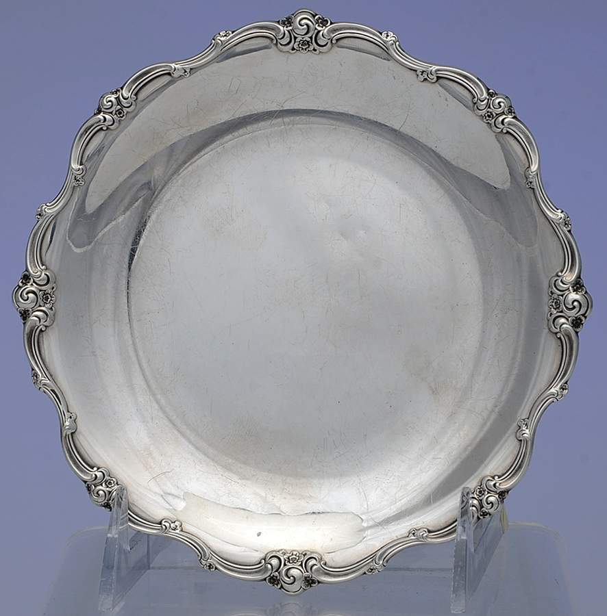 Melrose (Sterling, 1948, Hollowware) Sterling Tidbit Tray by Gorham Silver-1