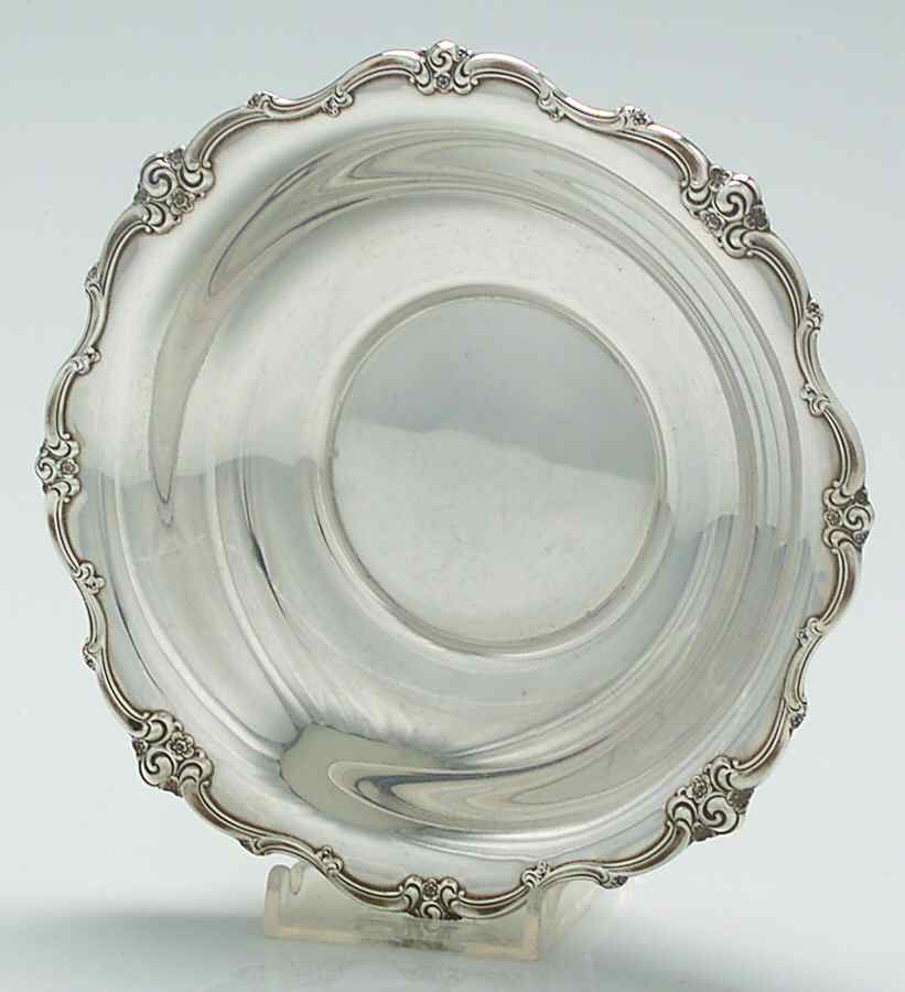 Melrose (Sterling, 1948, Hollowware) Small Sterling Bon Bon Bowl by Gorham Silver-1