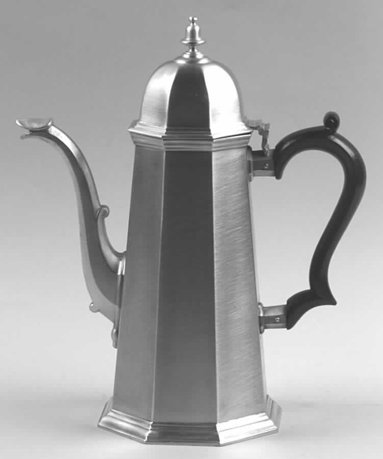 Octette (Pewter, Hollowware) Coffee Pot by Gorham Silver-1