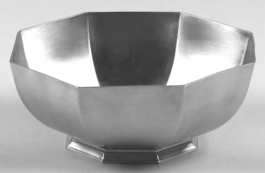 Octette (Pewter, Hollowware) Small Round Vegetable Bowl by Gorham Silver-1