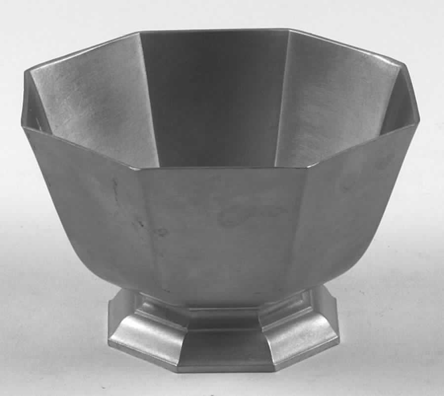 Octette (Pewter, Hollowware) Open Sugar Bowl by Gorham Silver-1