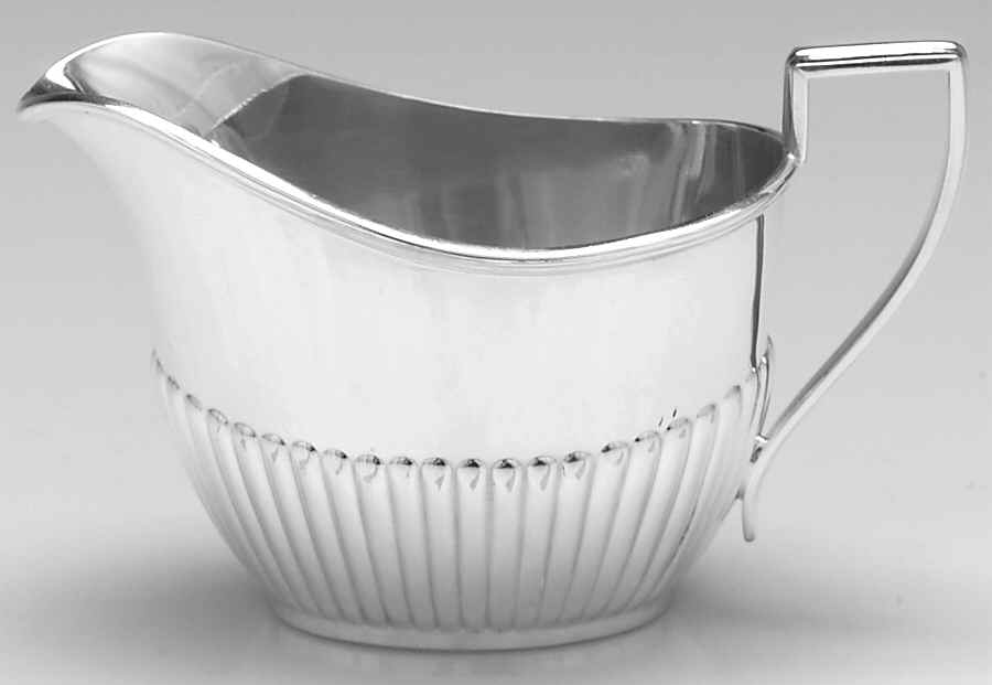 Queen Anne (Silverplate, Hollowware) Creamer by Gorham Silver-1
