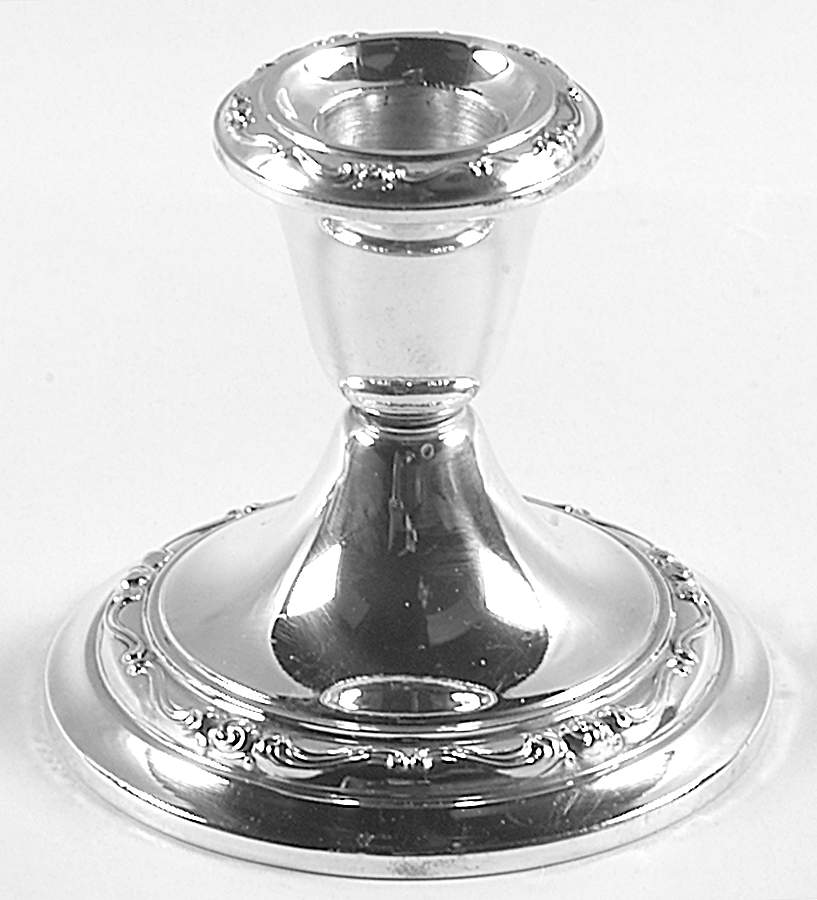 Rondo (Sterling, 1951, Hollowware Weighted Console Candleholder by Gorham Silver-1