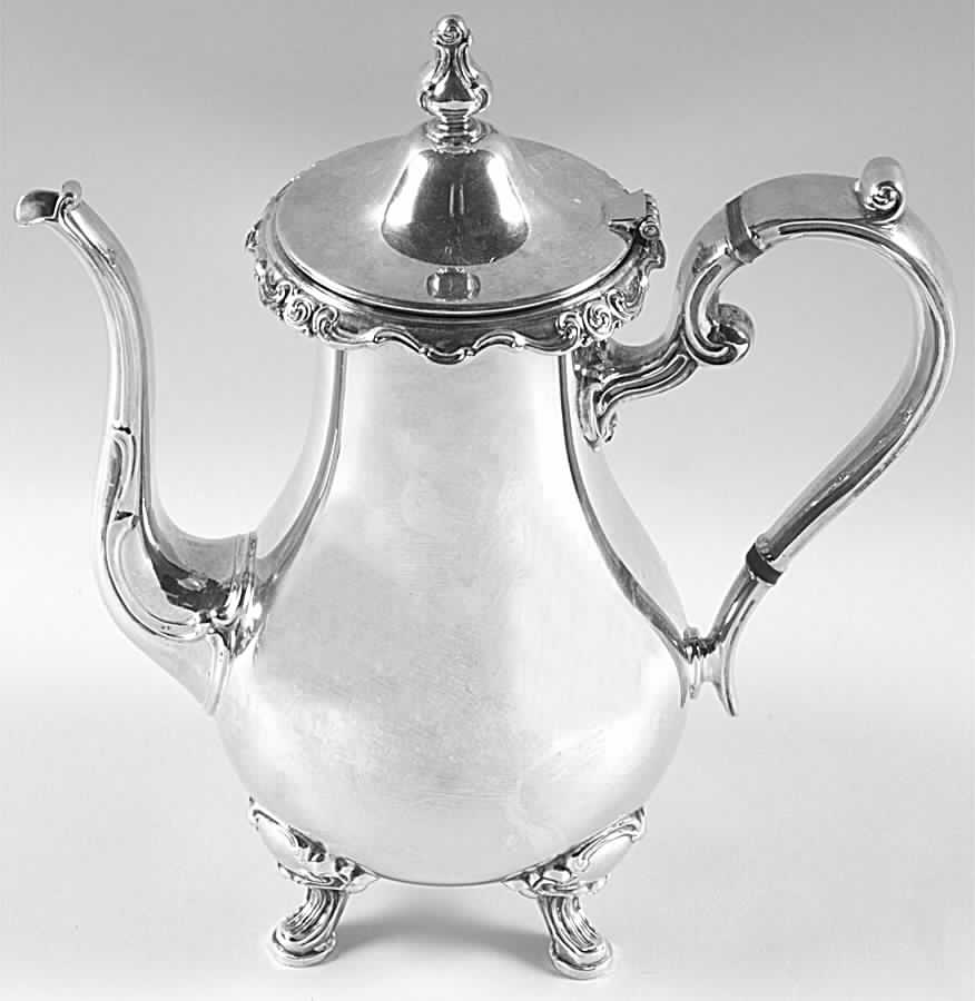 Rondo (Silverplate, Hollowware) Silverplate Coffee Pot by Gorham Silver-1