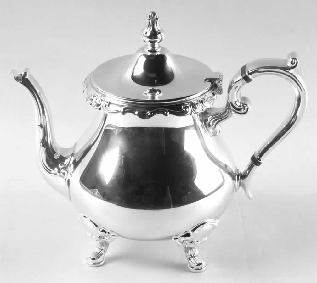 Rondo (Silverplate, Hollowware) Teapot by Gorham Silver-1