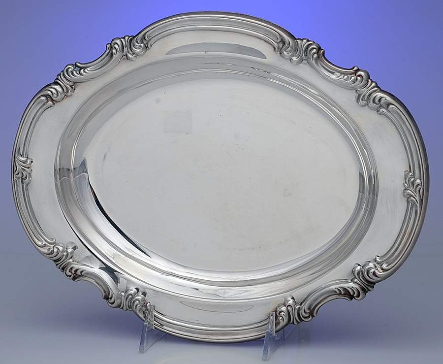 Scroll (Silverplate, Hollowware) Relish, No Glass Liner by Gorham Silver-1