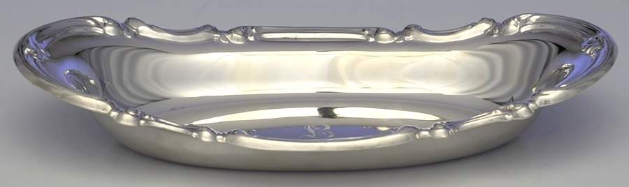 Scroll (Silverplate, Hollowware) 12" Bread Tray by Gorham Silver-1