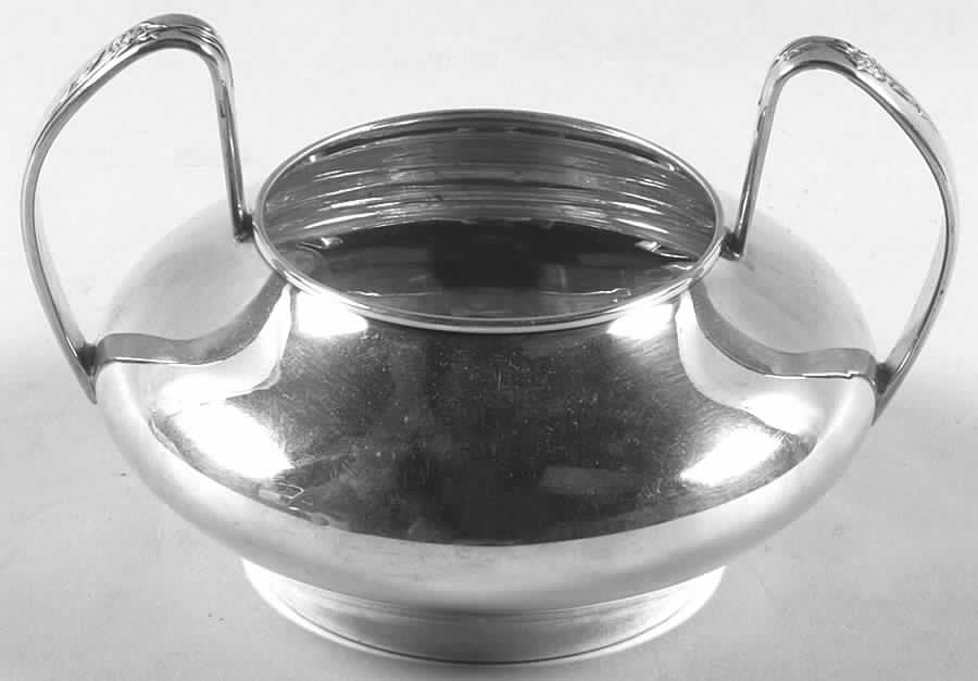 Sea Rose (Sterling, 1958, Hollowware) Mini Open Sugar Bowl by Gorham Silver-1
