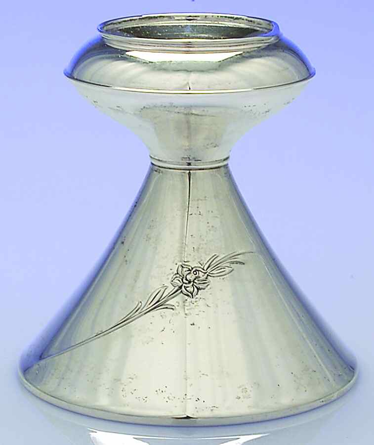Sea Rose (Sterling, 1958, Hollowware) Weighted Candleholder by Gorham Silver-1