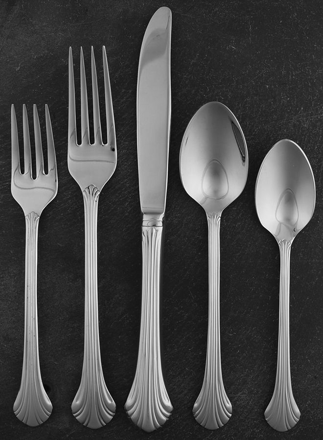 Grande Quintette (Stainless) 5 Piece Place Setting by Gorham Silver-1