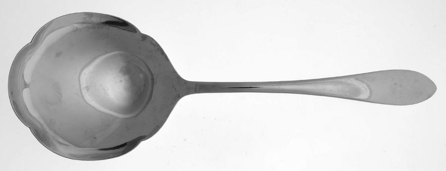 Meredith (Stainless) Oversize Solid Casserole Spoon by Gorham Silver-1