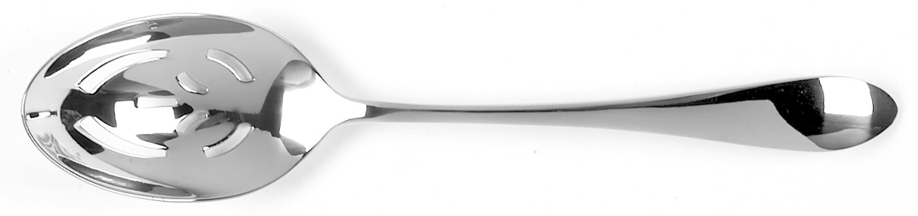 Meredith (Stainless) Pierced Tablespoon (Serving Spoon) by Gorham Silver-1