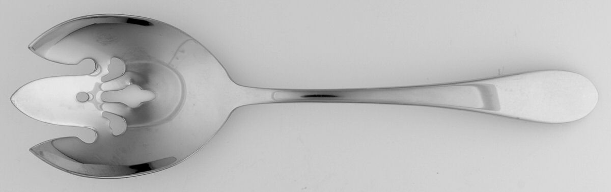 Meredith (Stainless) Solid Salad Serving Fork by Gorham Silver-1
