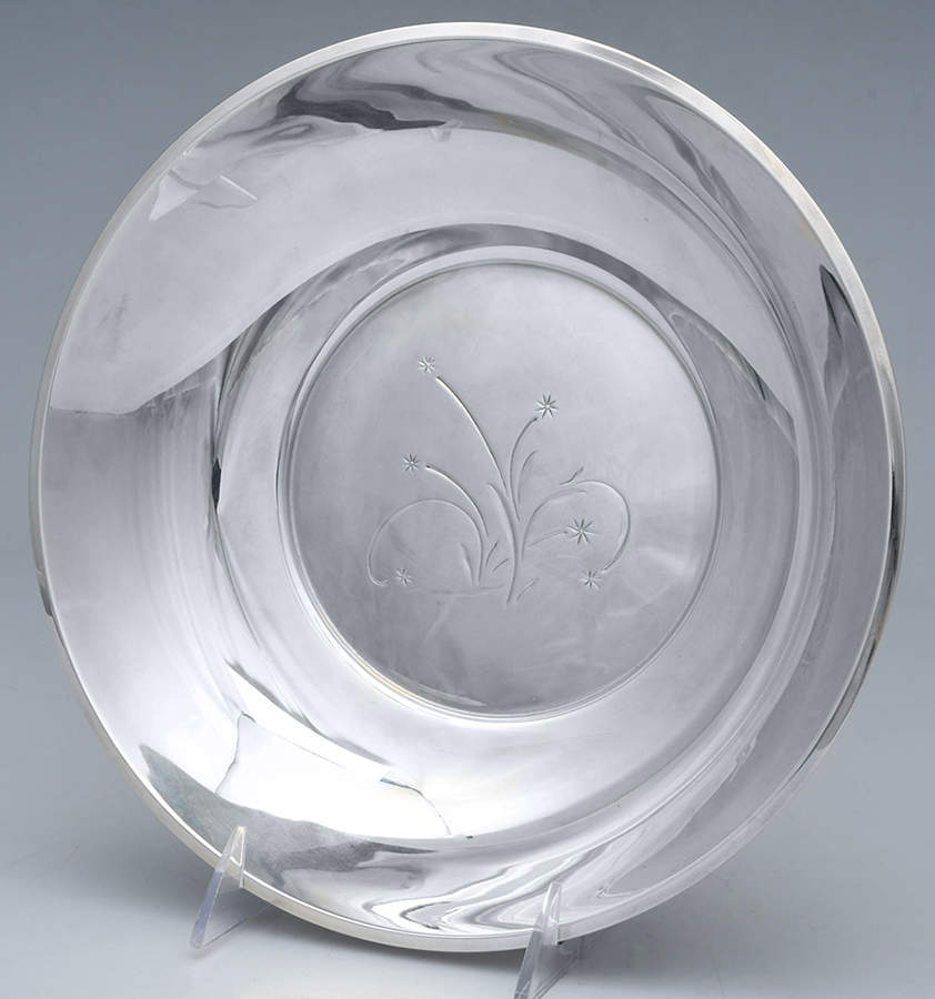 Celeste (Sterling, 1956, Hollowware) 10" Round Vegetable Bowl by Gorham Silver-1