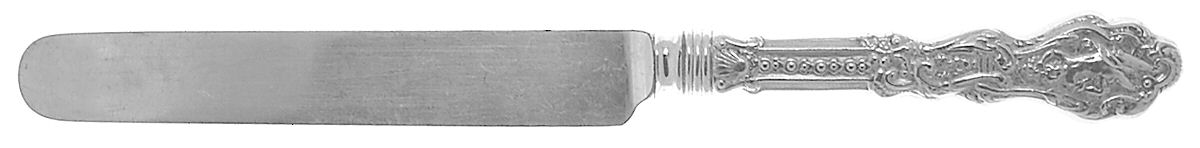 Versailles (Sterling, 1888, Monograms) Blunt Hollow Knife with Bolster by Gorham Silver-1