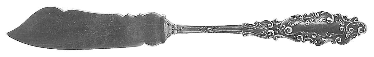 Luxembourg (Sterling, 1893, Monograms) Flat Handle Master Butter Knife by Gorham Silver-1