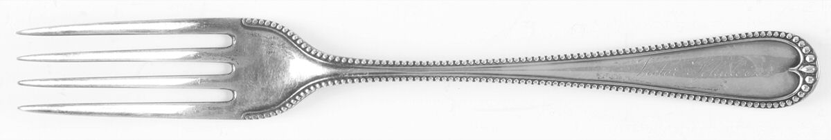 Newcastle (Sterling, 1895, Monograms) Solid Youth Tea Fork by Gorham Silver-1