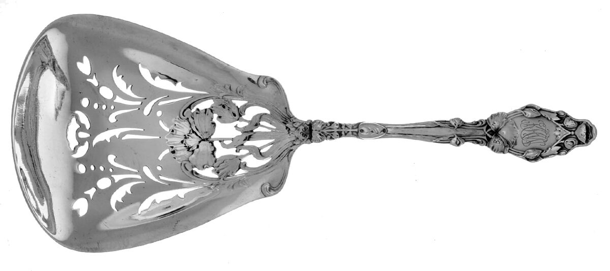 Virginiana (Sterling, 1904-1905, Monograms) Pierced Saratoga Chips Server by Gorham Silver-1