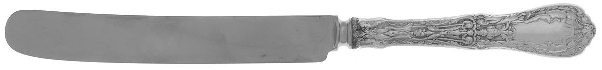 Paris (Sterling, 1900, No Monograms) Old French Hollow Knife with Bolster by Gorham Silver-1