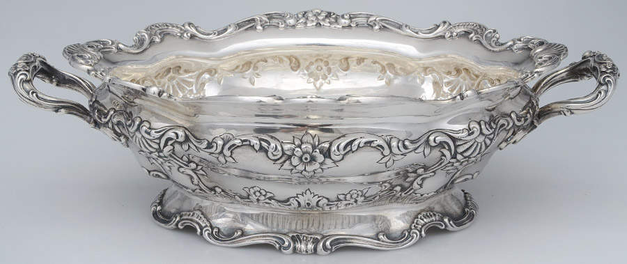 A2366 (Sterling, Hollowware) Small Tureen No Lid by Gorham Silver-1