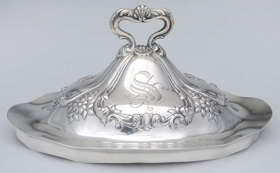 A2366 (Sterling, Hollowware) Lid for Small Tureen by Gorham Silver-1