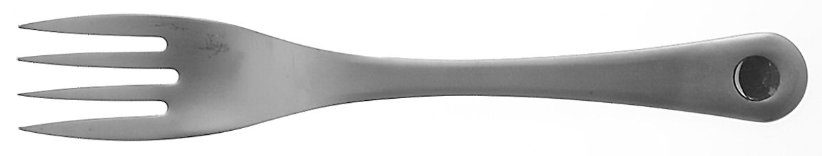 Pendulum (Stainless) Solid Serving Fork by Ginkgo-1