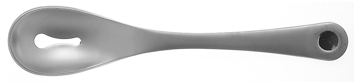 Pendulum (Stainless) Pierced Solid Serving Spoon by Ginkgo-1
